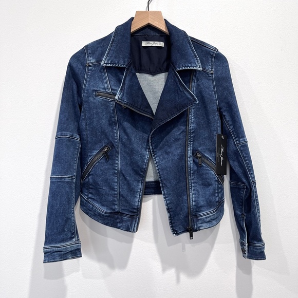 Mavi Janet Jean Jacket Dark Wash Denim BLJ - Picture 4 of 8